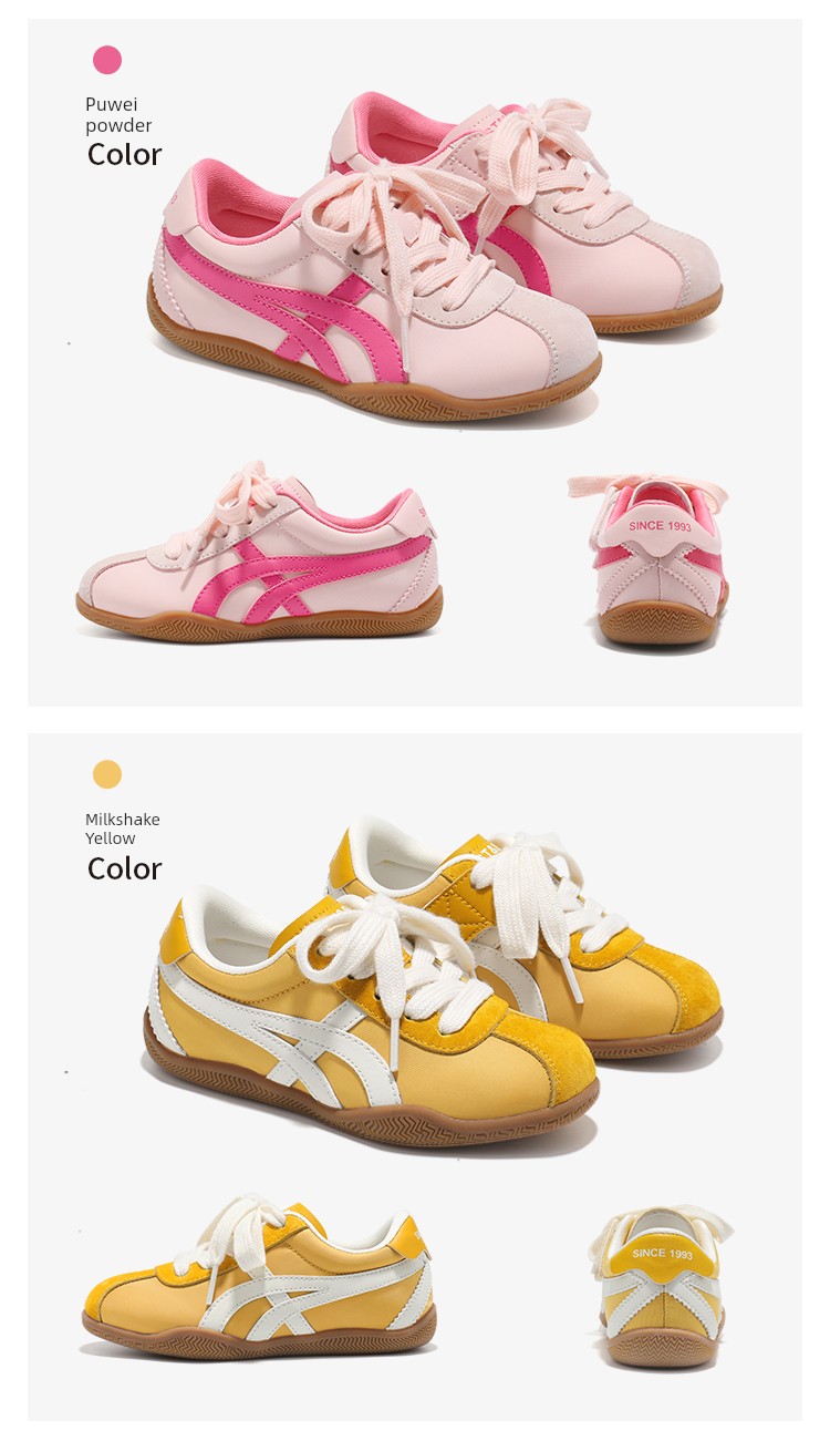 Saturday Children's Shoes Red German Training Shoes for Girls 2026 Spring New Model Children's Non-Slip Campus Girls' Casual Sports Shoes — 15