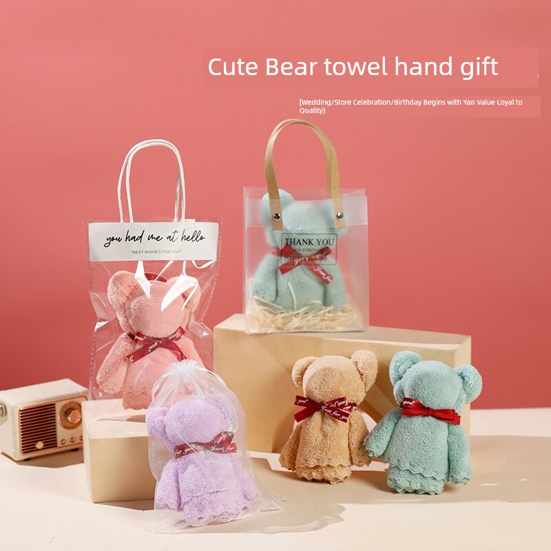Cute Opening Ceremony Women's Day Bear Towel