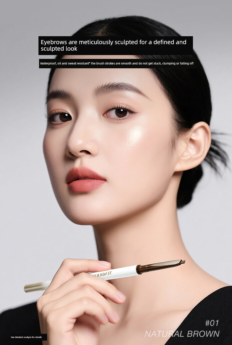 German Nenfu Eyebrow Pencil for Women Preparing for Pregnancy, Waterproof, Sweat-Resistant, Not Easy to Fade, with Distinct, Natural-Looking Eyebrows, — 5