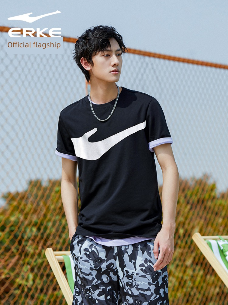 Youke silk Erke male lovers leisure time Short sleeve
