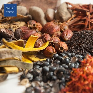 Plant Dyeing Materials: Blue Plant Dye, Gardenia, Purple Grass, Potato Peel, Onion Peel, Black Bean Peel, Yellow Bark, P