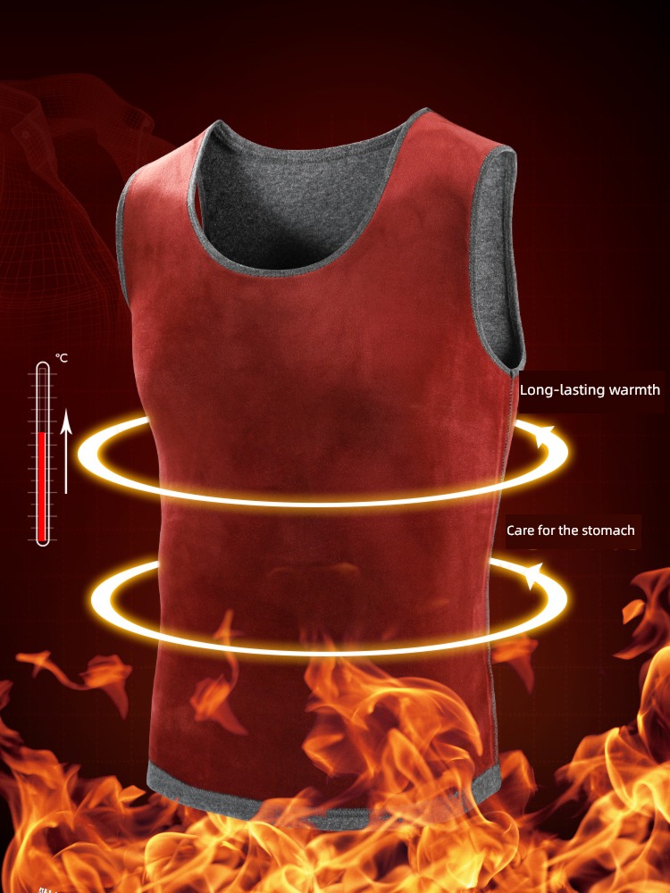 NGGGN Autumn and winter fever man keep warm vest