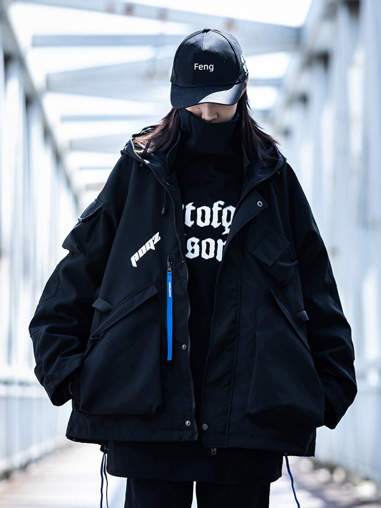 AOGZ Functional wind Autumn and winter work clothes Cotton pizex