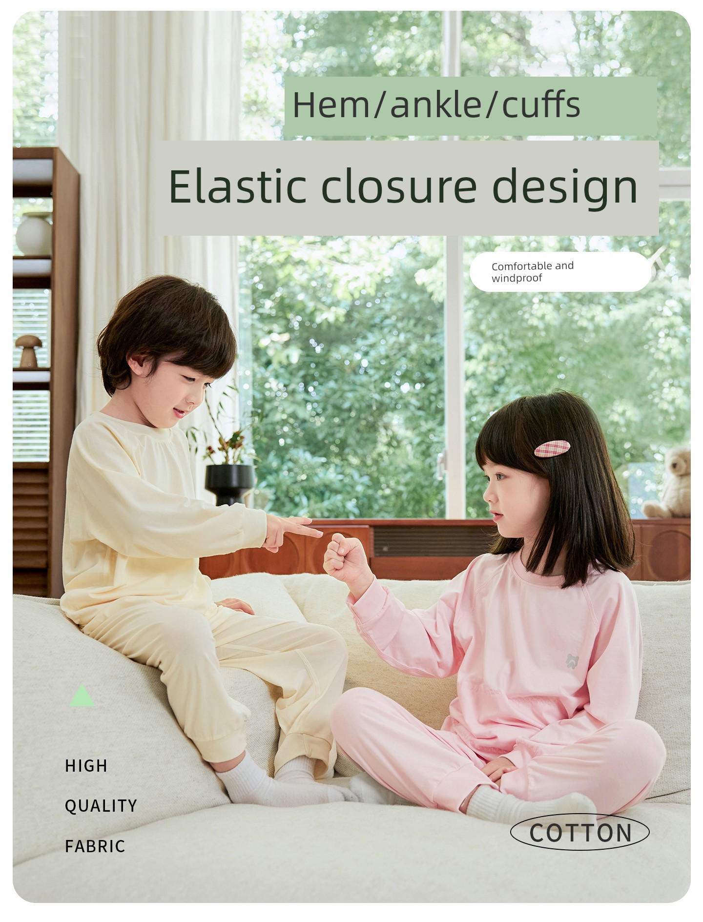 Four Seasons Collection】Children's Pajamas Boys' Autumn Tops and Pants Modal Cotton New Long Sleeve Spring and Autumn Girls' Homewear — 19