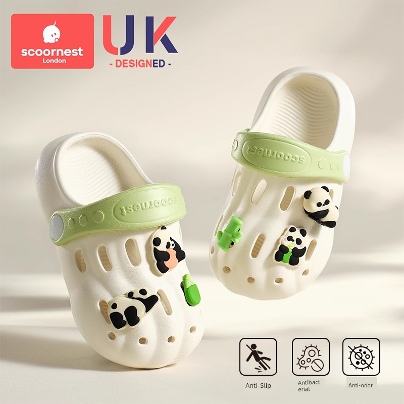 Kechao Children's Clogs for Boys and Girls, Summer Closed-Toe Sandals for Babies, Non-Slip Indoor Bath Slippers for Infants and Toddlers — 5