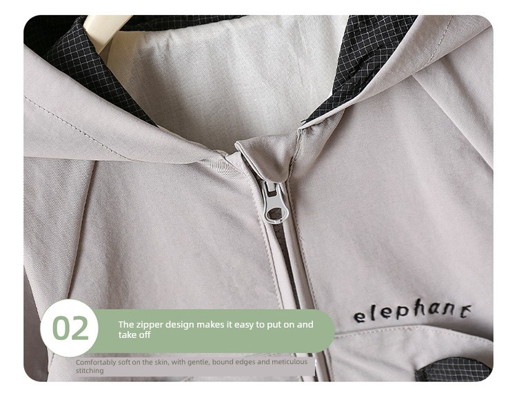 Windproof Outdoor Clothing for Babies, Early Autumn One-Piece Suit, Super Cute Cartoon Baby Spring and Autumn Crawling Suit, Hooded Jacket — 13