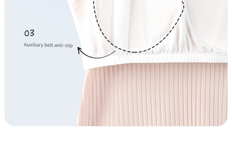 Fish Tail Design Covers the Body | Breathable Nursing Vest for Spring and Autumn, No Need to Wear a Bra, Suitable for Going Out, Postpartum Breastfeeding — 4