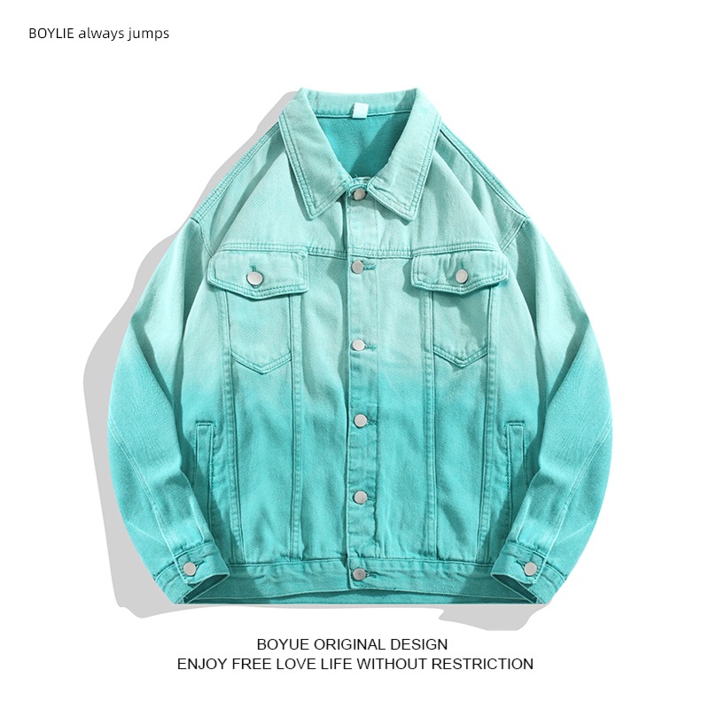 Chaopai BOYUE Gradients popular chic cowboy Jacket