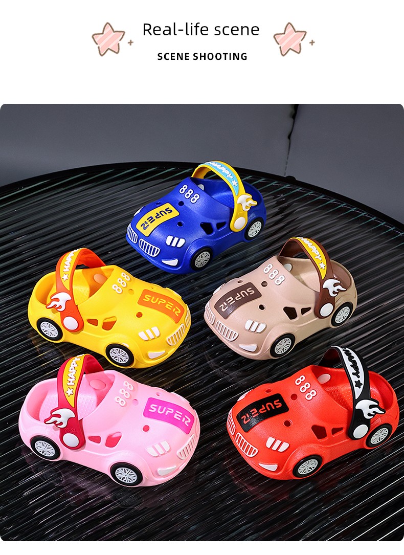 Children's Clogs for Boys and Girls, Light-Up Closed-Toe Sandals for Summer, Outdoor and Indoor Use, Baby and Kids' Slippers — 10
