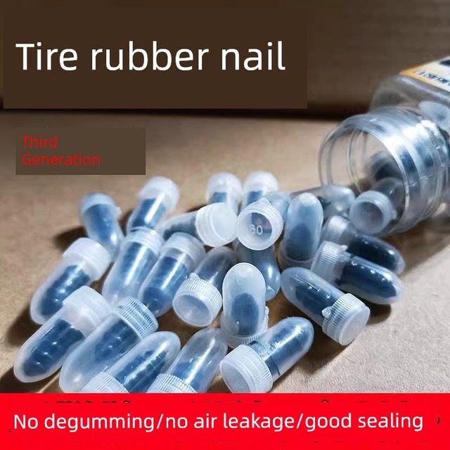 Tire repair rubber nail vacuum tire special quick tire repair tool Automotive electric vehicle tire mushroom nail rubber nail tool