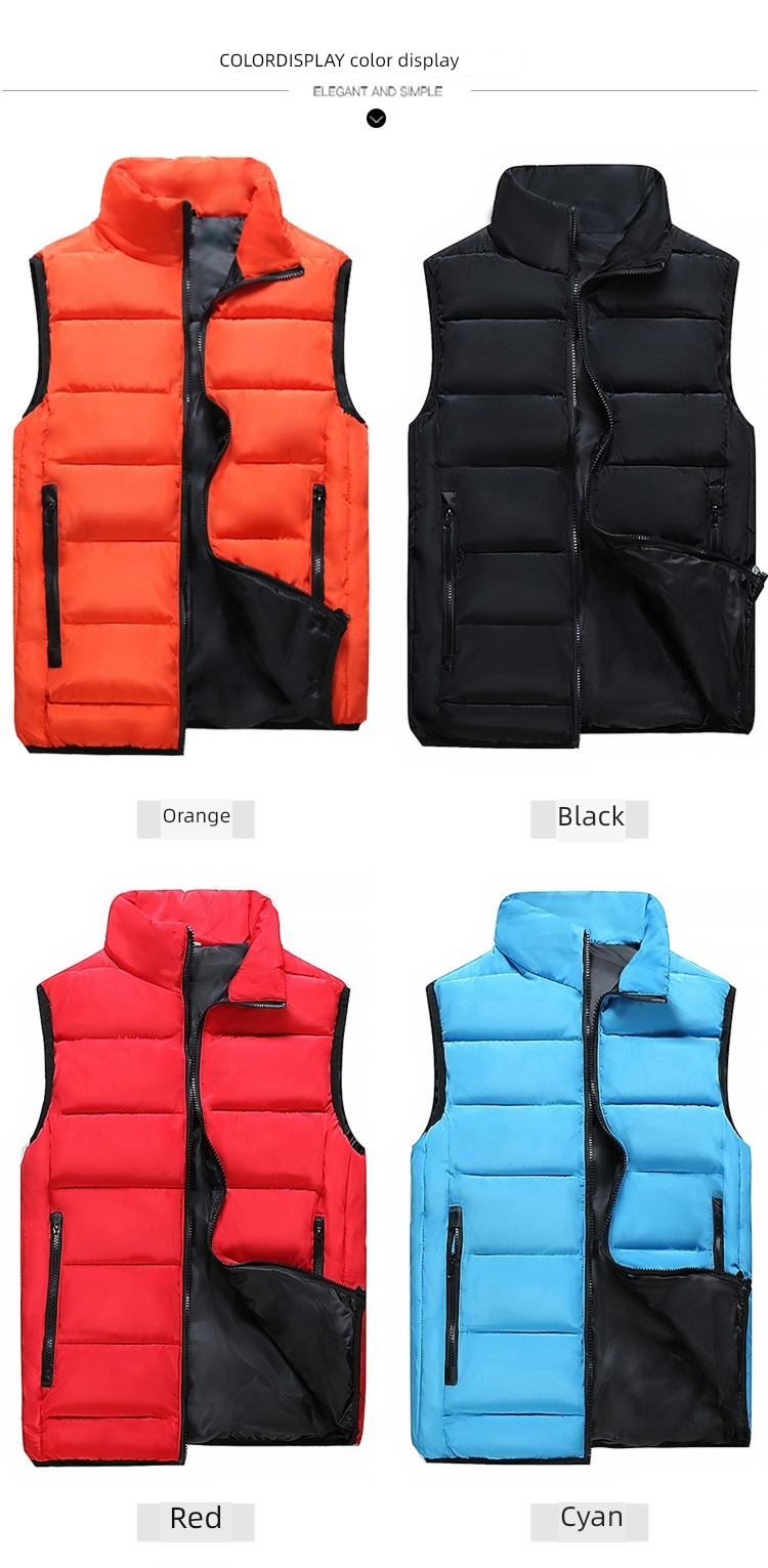 men and women Taekwondo national team winter Down cotton Vest