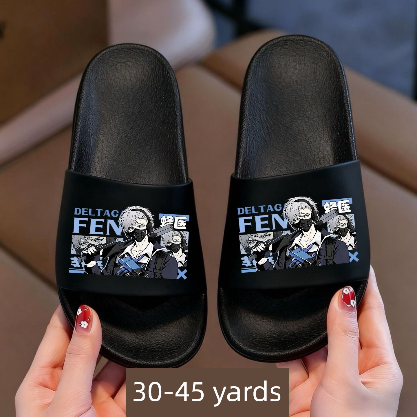 Delta Action Weilong Children's Slippers Summer Non-Slip Soft-Soled Boys' Cartoon Home Bathing Slippers for Older Children — 4