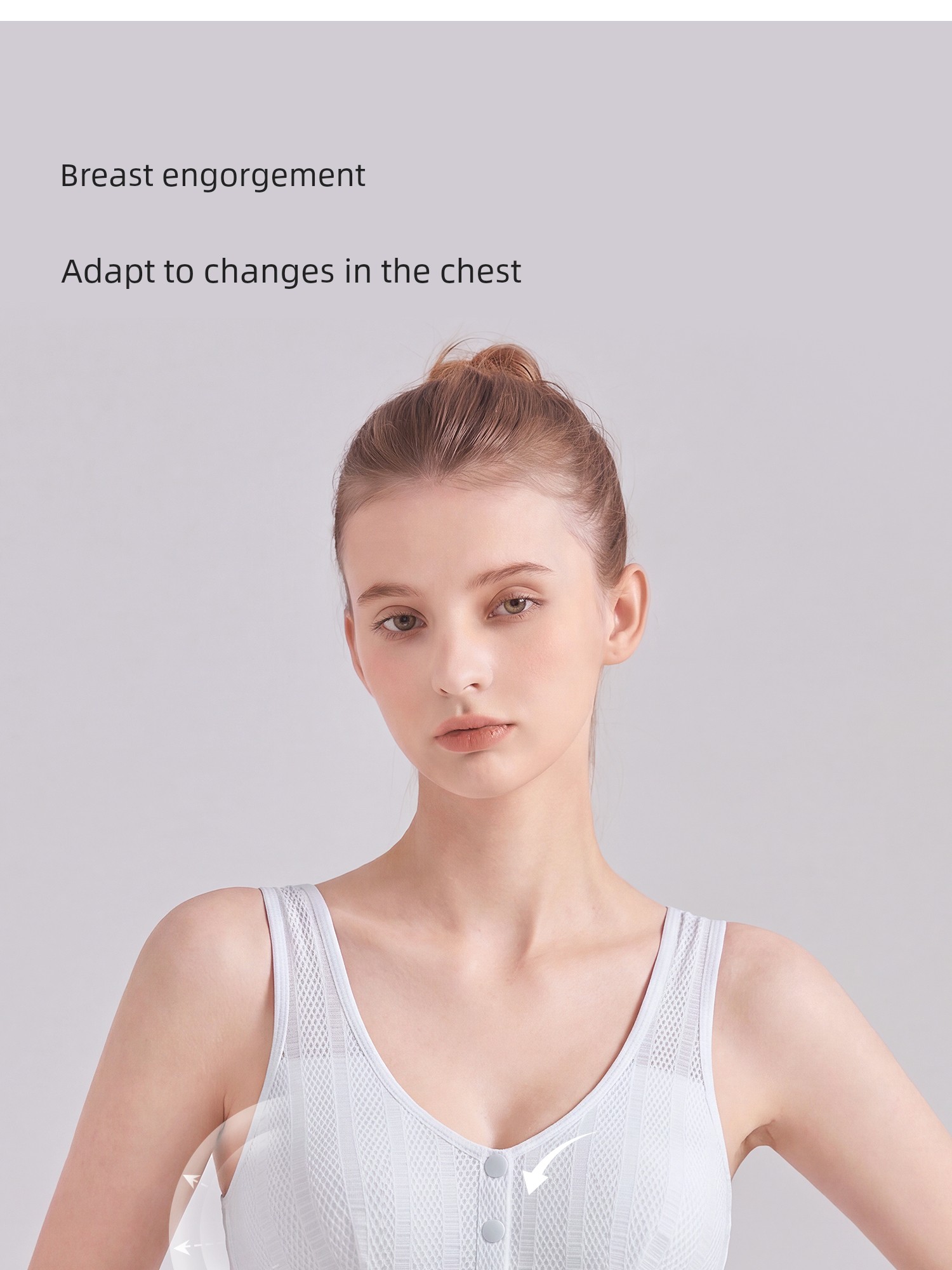 Front-Buttoned Nursing Bra for Postpartum Breastfeeding and Sleeping, Special Vest-Style Maternity Bra for Pregnancy, Ultra-Thin Summer Model — 12