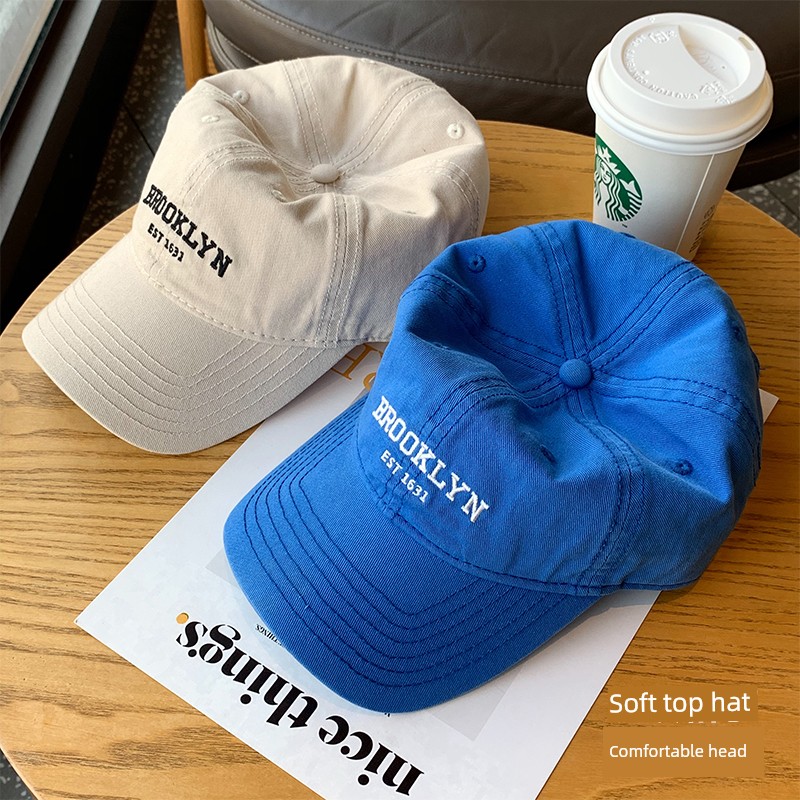 washing Make old neutral men and women Wearable Soft roof peaked cap