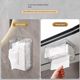 Light luxury face towel storage box tissue box wall-mounted kitchen bathroom toilet bathroom upside down drawer box transparent