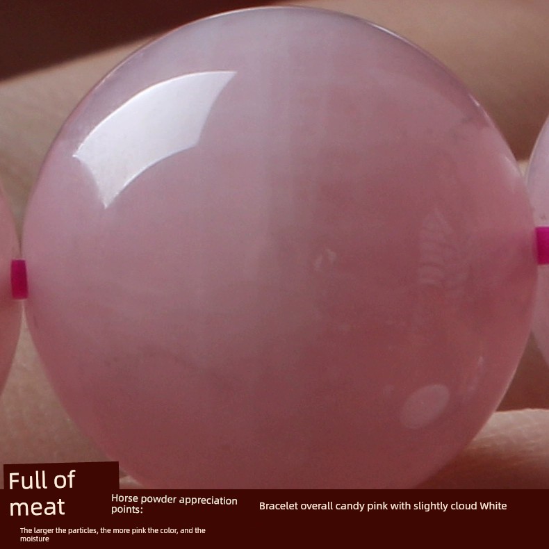  親寶水晶芙蓉石散珠小眾設計手鍊 糖果冰糯11MM 秒价216元Product Thumbnail