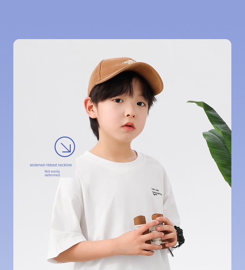 Zuoxi Children's Clothing Boys' T-Shirt Short-Sleeve Kids' Summer Top 2026 New Model Boys' Big Kids Summer Cool Half-Sleeve Shirt — 16