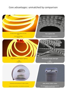 round Soft Light Belt Advertising Signboard Engineering Lighting LED