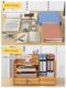 File rack Desktop Bookshelf Multi-layer File frame Folder Storage box Storage rack A4 paper sorting file box Information rack Office supplies Stationery Stationery Stationery Artifact Placement rack Classification Pulling