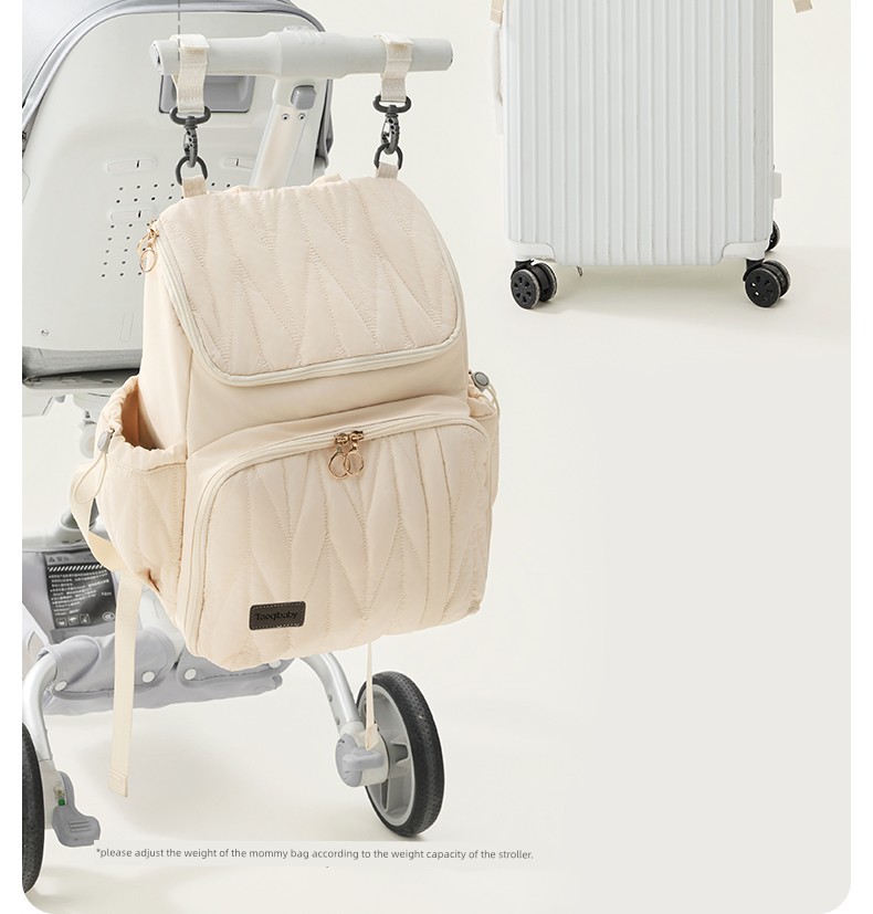Taoqibaby Ultra-Light Mommy Bag, Portable, Lightweight, Large-Capacity, Multi-Functional, Stylish Backpack for Mother and Baby Outings — 15