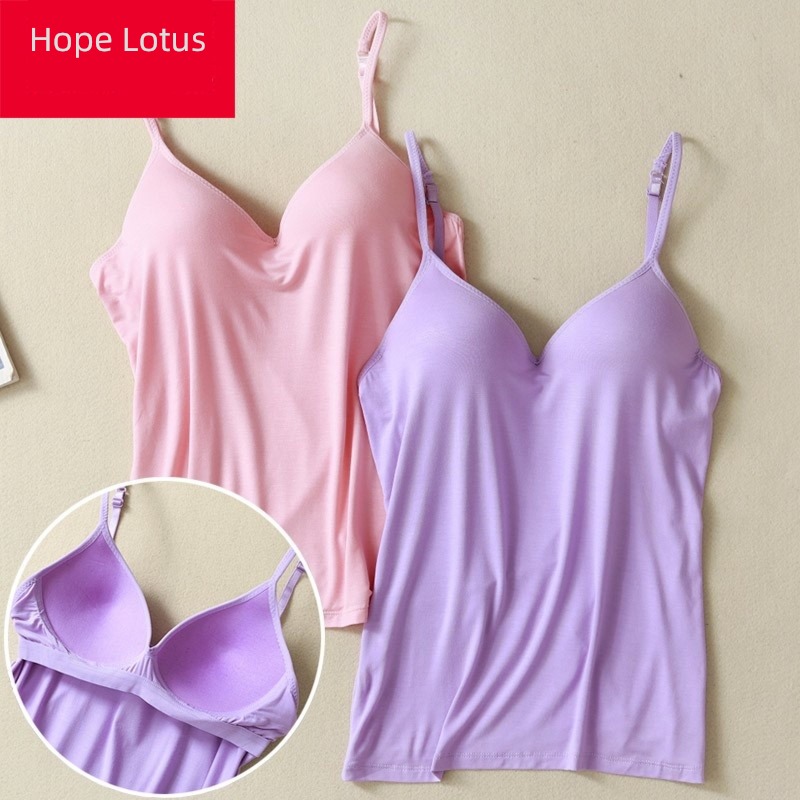 modal  female Bras Cup sexy camisole vest