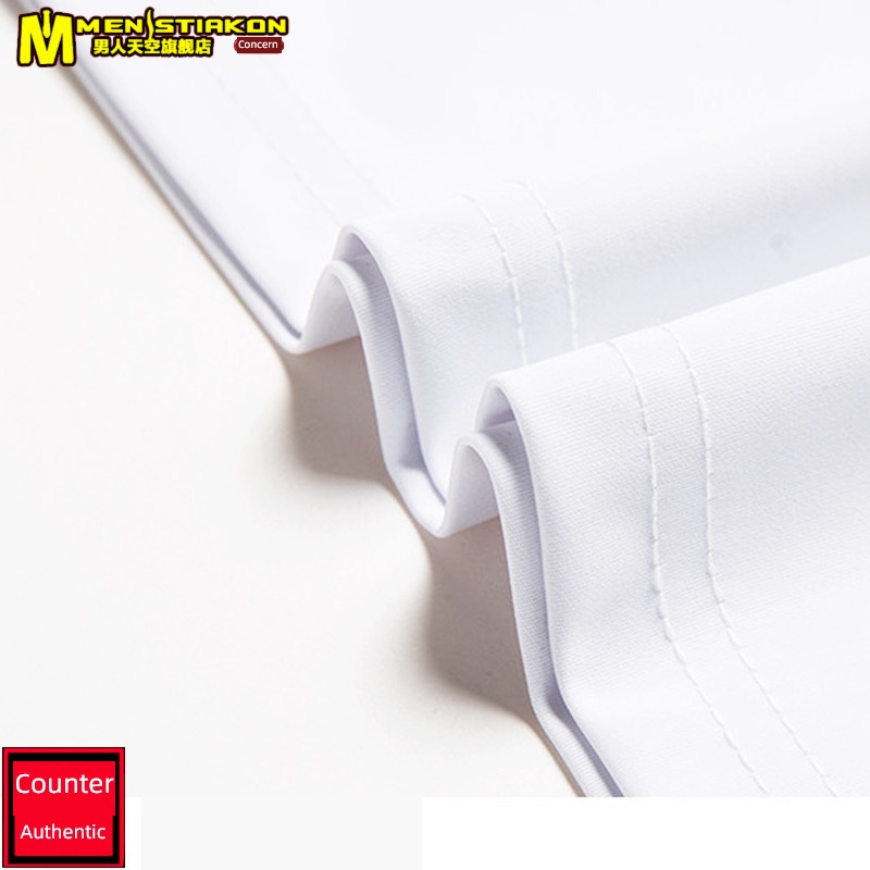male tide summer Thin money middle age leisure time Short sleeve T-shirt
