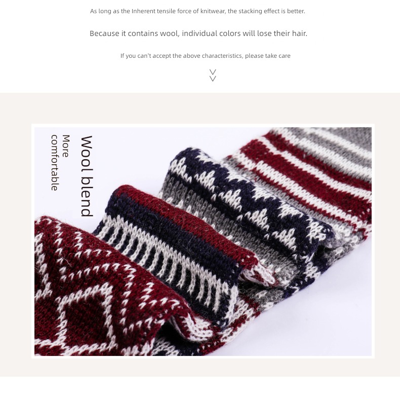 Autumn and winter lengthen female Cashmere Overshoes keep warm Pile socks