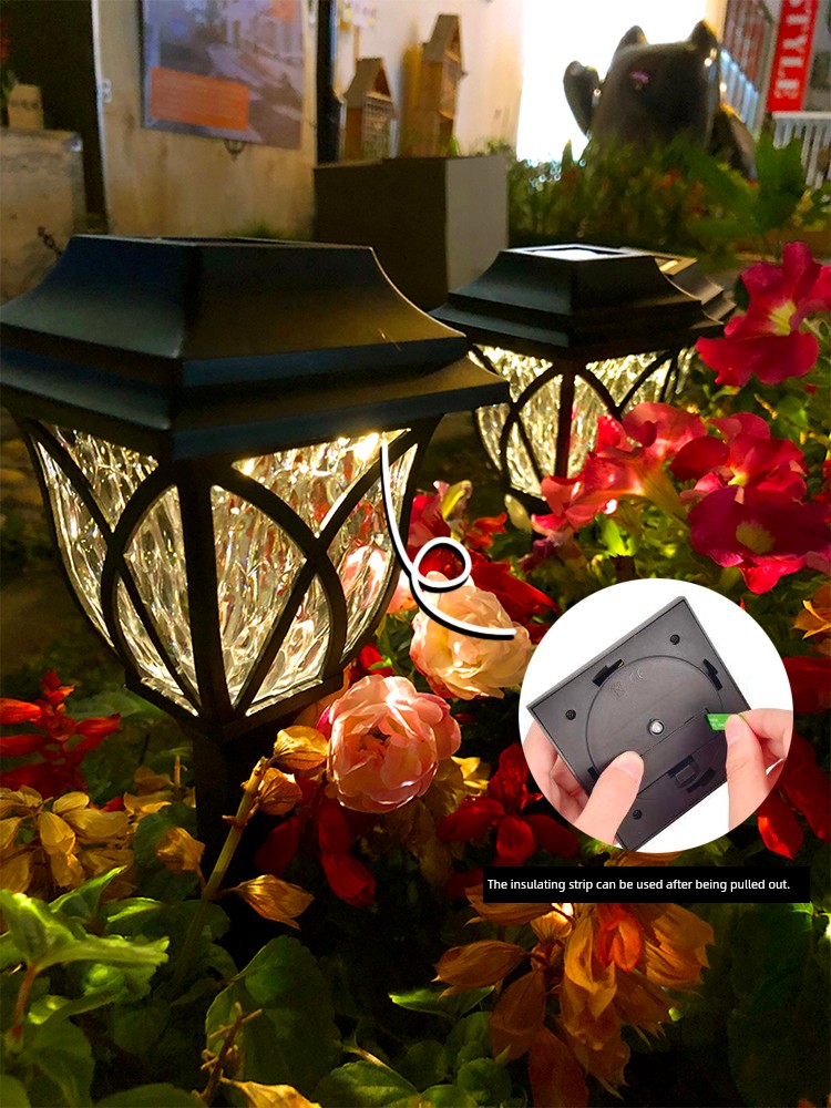 Solar Courtyard House Waterproof Ground Lamp Outdoor