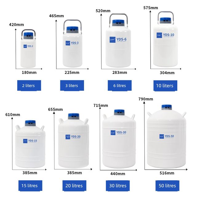 Zhongtuo small liquid nitrogen tank 10 liters 30 liters liquid nitrogen storage tank nitrogen tank freezing storage container 6 liters 35 liters 1 liter