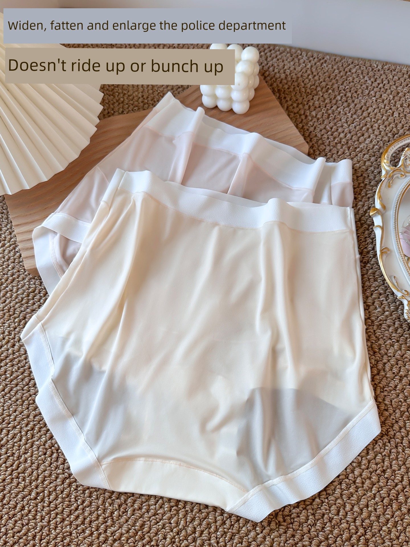 Seamless Maternity Underwear, High-Waisted, Belly-Supporting, Extra Large Size, 125kg Pairs, Specially Designed for Mid and Late Pregnancy — 3