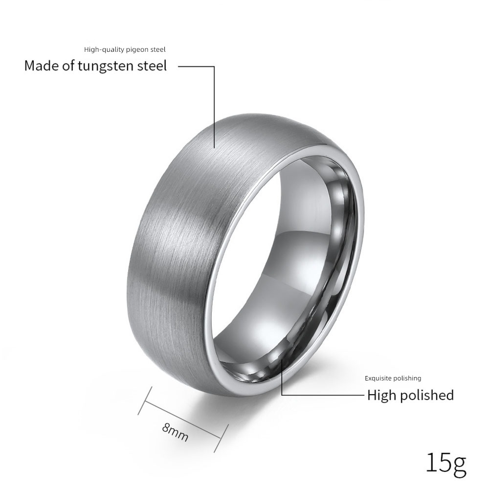 Cold wind lovers Fingerstall Tungsten gold ornaments No.6 Right ring