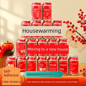 New Decoration Stickers for Housewarming, Cola Stickers, Wangzai Can Drink Stickers, New Home Decoration, Moving-In Supp