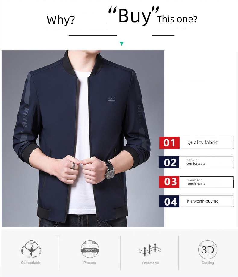 tide Spring and Autumn new pattern mlb  jacket men's wear Jacket