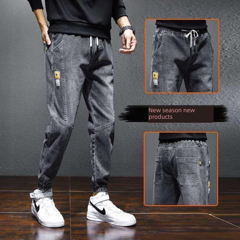 Nonmagnetic Dirt resistance wear-resisting go to work Spring and Autumn Jeans