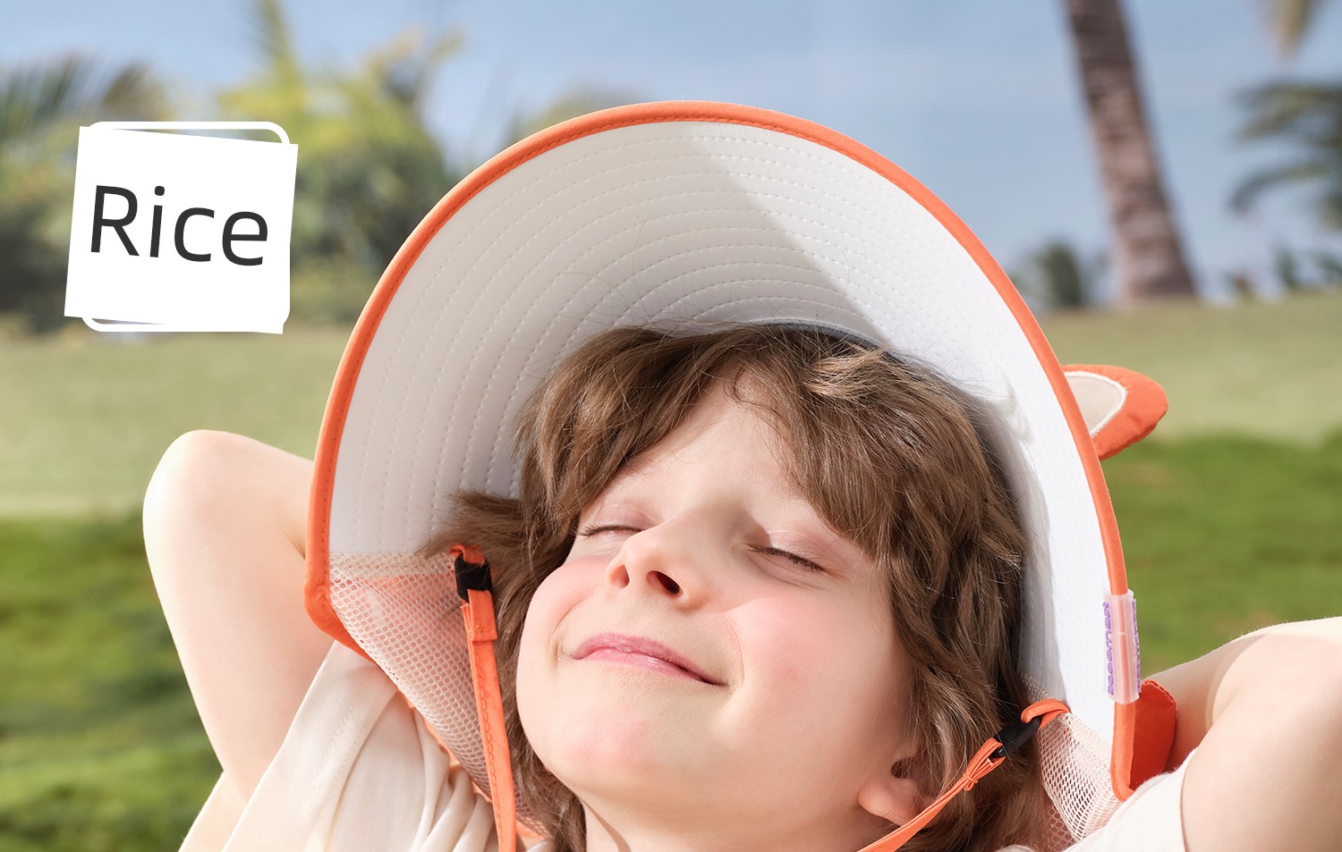 Kechao Kidsren's Sun Protection Hat Spring and Summer Uv Protection Baby Sunshade Hat for Boys and Girls with Large Brim — 24