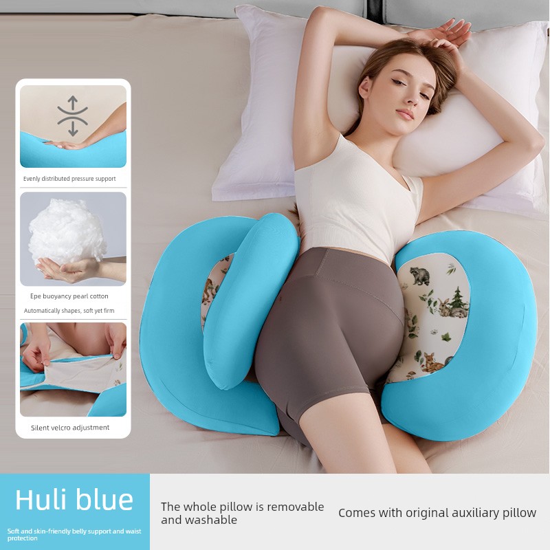 Kangbeibang Maternity Pillow, Waist-Protecting Side Sleeping Pillow, Abdominal Support, Special Sleeping Aid for Pregnant Women, U-Shaped Side Sleeping — 4