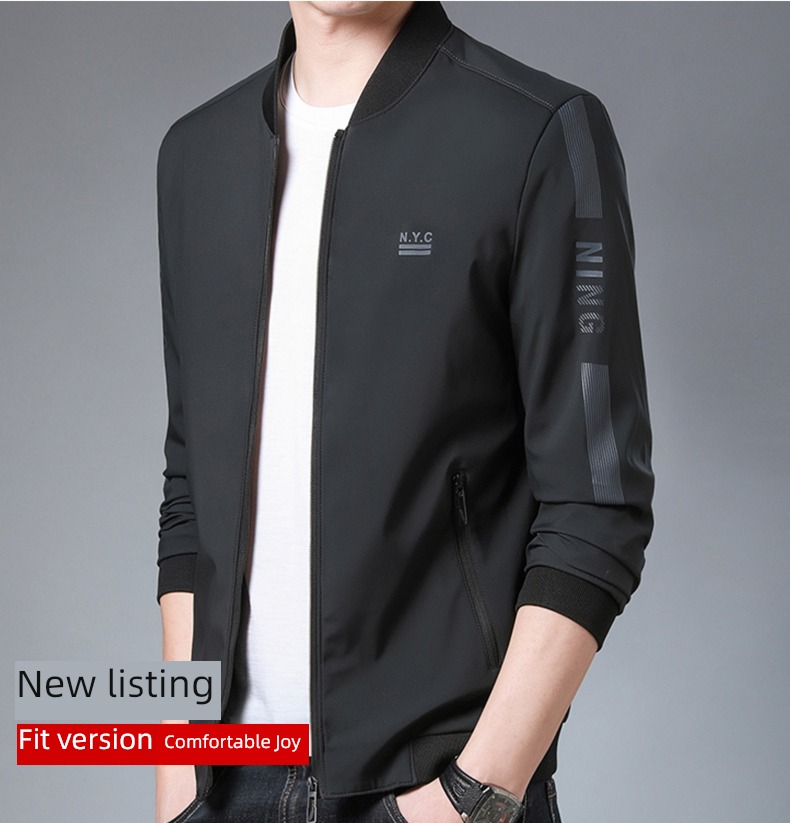 tide Spring and Autumn new pattern mlb  jacket men's wear Jacket