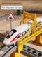 Electric high-speed train model small train assembled rail car children's toy simulation Fuxing train Harmony boy