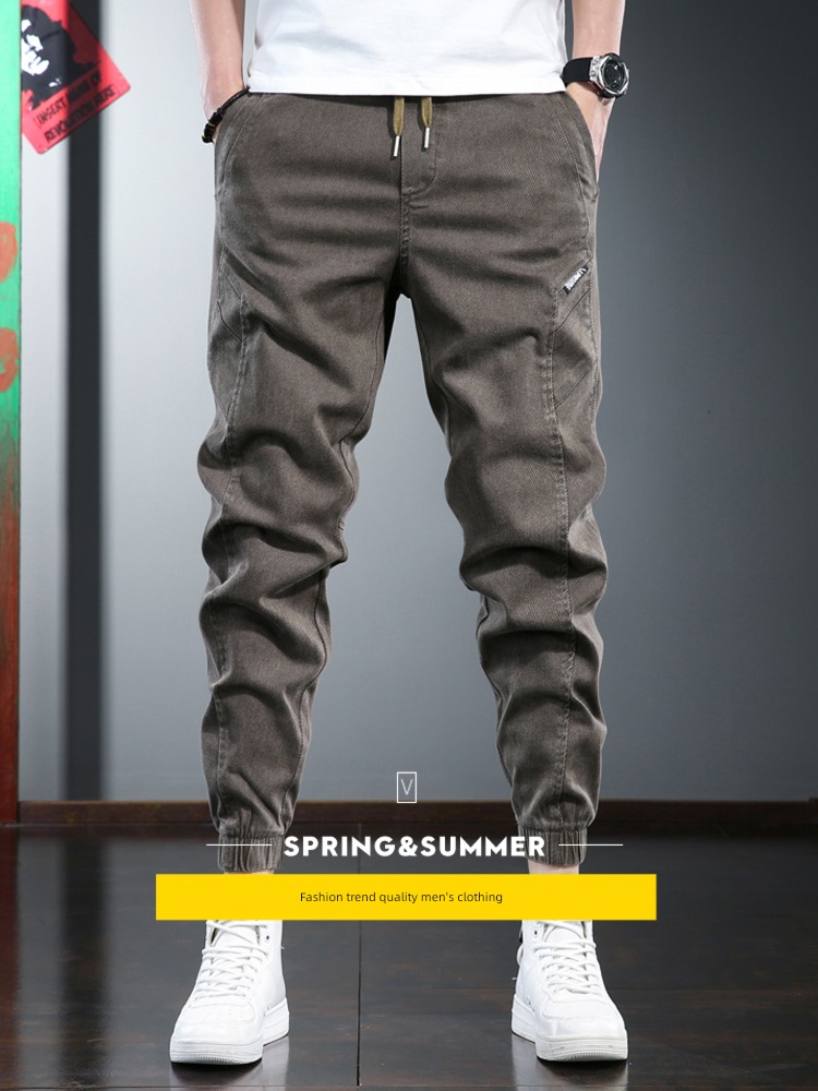 Spring and Autumn solar system Straight cylinder easy man Jeans
