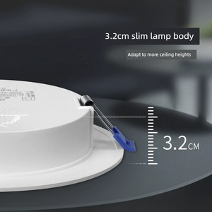 Junlang Led Shangtuo Downlight 3W Hole Lamp Ultra-Thin Barrel of Light Ceiling Ceiling Lamp Aisle Embedded Hole Lamp Liv