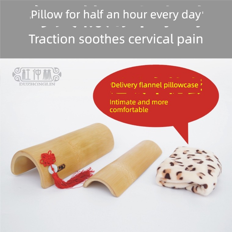 Du Zhonglin cervical vertebra Healthcare bamboo  pillow lumbar vertebra Bamboo pillow Bamboo pillow Neck pillow Sweat steaming Physiotherapy pillow natural Phyllostachys pubescens pillow