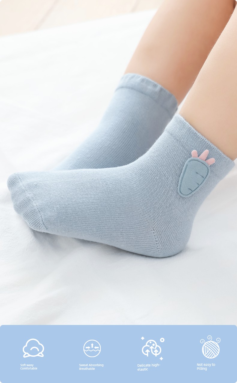 Spring & Fall Thin Pure Cotton Boneless Newborn Baby Socks — 2