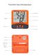 Shengli thermometer indoor high-precision electronic digital display wall-mounted baby room dry hygrometer temperature meter
