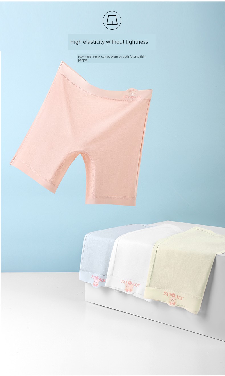 Catman Children's Safety Pants for Girls, Three-In-One Underwear, Class a 10A Antibacterial, 2026 Summer Thin Anti-Exposure Leggings — 5