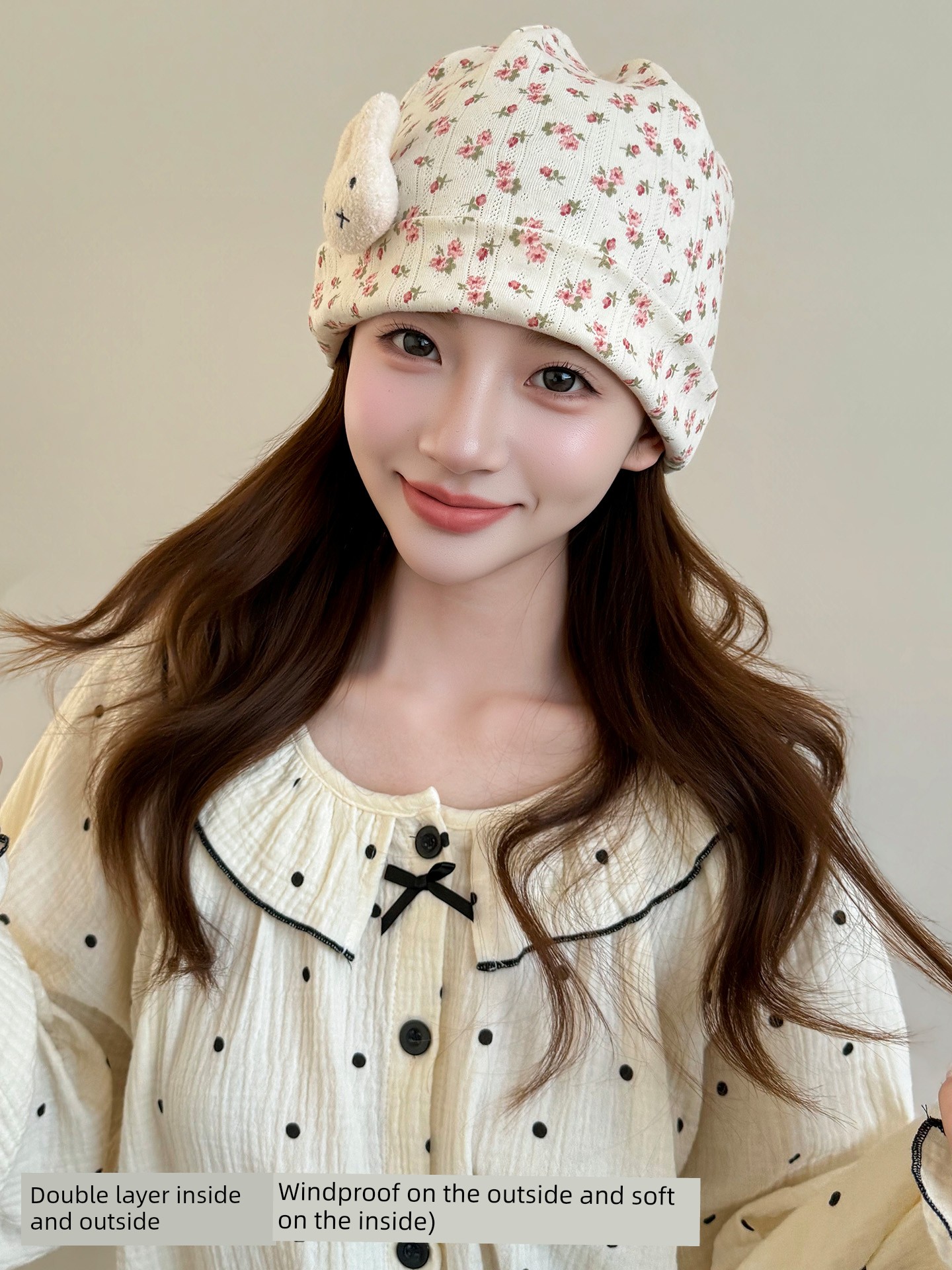 Jq Jingqi [Breathable] Summer Thin Cotton Maternity Hat Windproof and Warm Postpartum Headscarf Headband Maternity Hat — 4