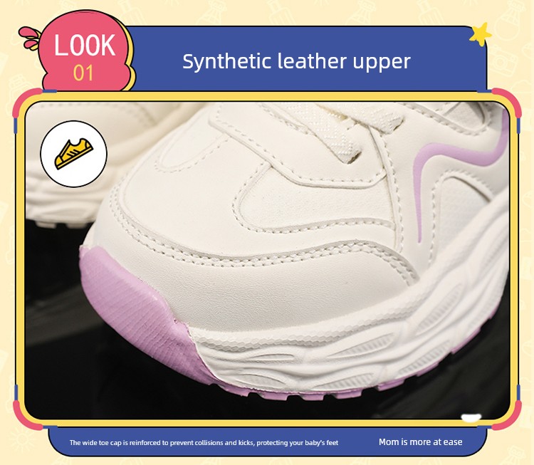 Babudou Boys' Shoes Spring and Summer New Breathable Single Mesh Girls' Shoes Mesh Soft Sole Lightweight Kidsren's Sports Shoes — 5