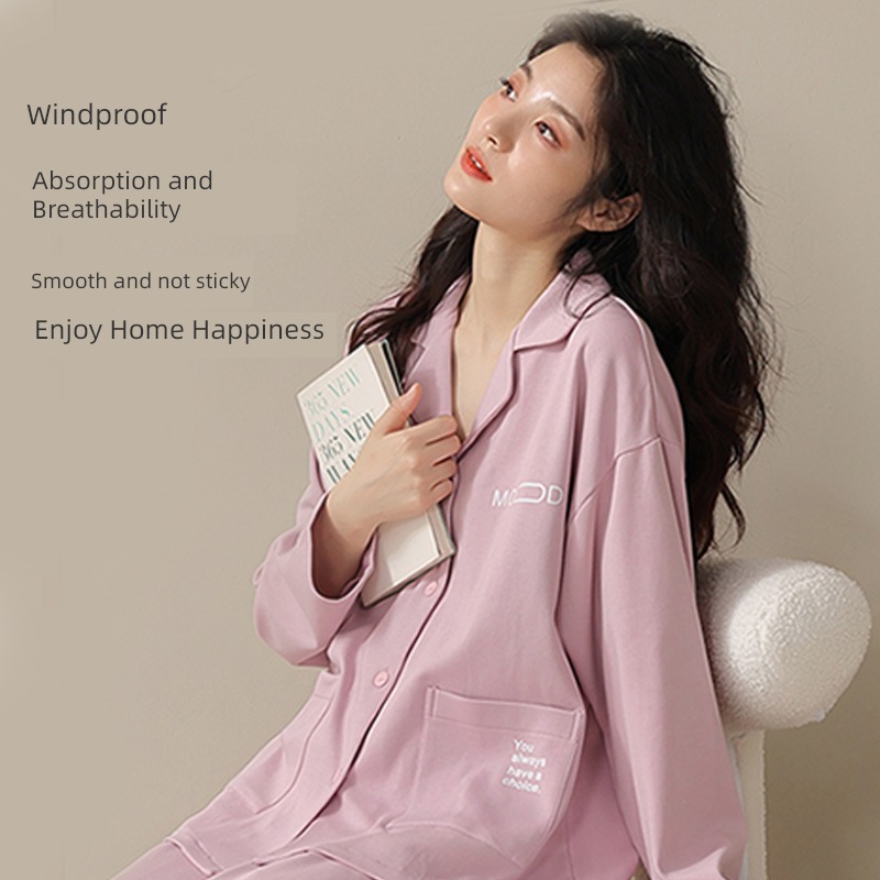 Jing Qi autumn new pattern pure cotton female pregnant woman Moon clothes