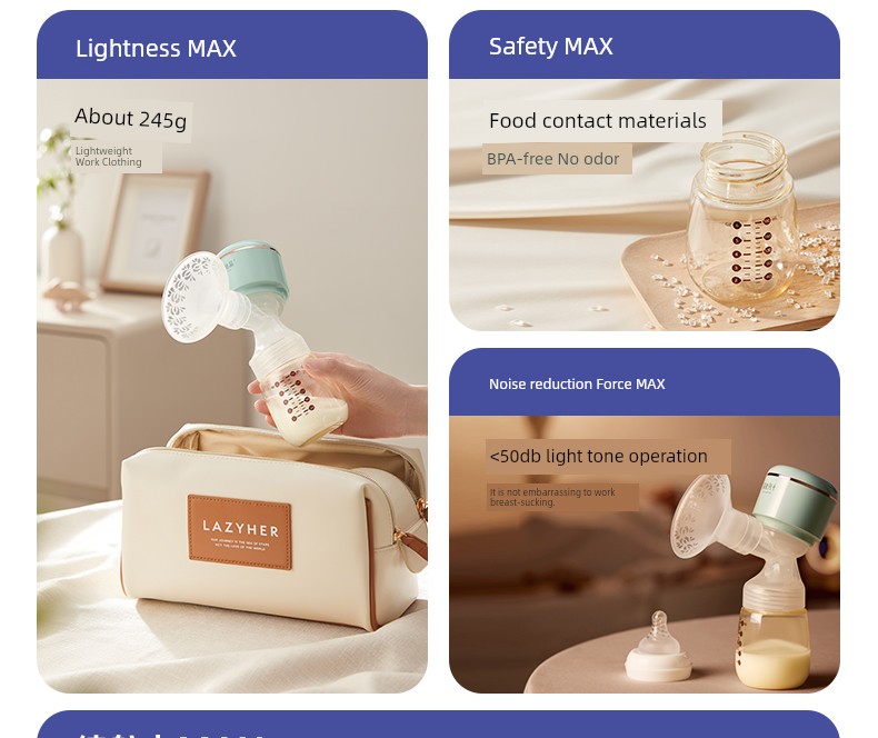 October Crystalline Breast Pump Electric Integrated Automatic Milk Suckling Device Maternal Postpartum Genuine Goods Suction Large Mute — 12