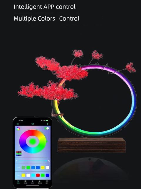 Colorful Slides-Circle Figure Display, Moving Nuclear Assembly, Ao Bing Background Table Lamp, Bai Qi and Cao Ren Model Storage