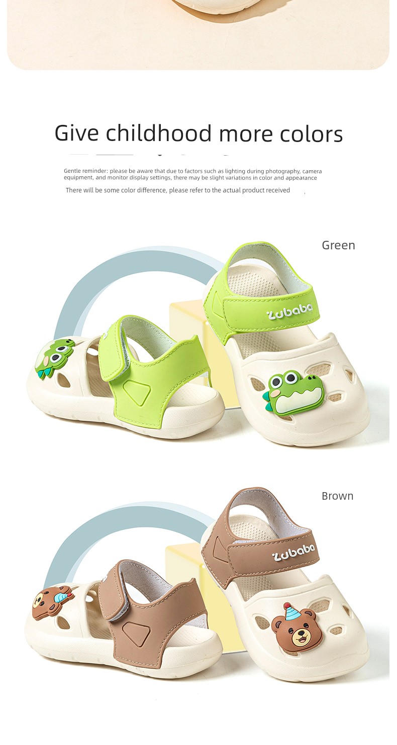 Children's Sandals for Boys Summer 2026 New Style Infant Girls Breathable Lightweight Beach Non-Slip Baby Sandals — 15